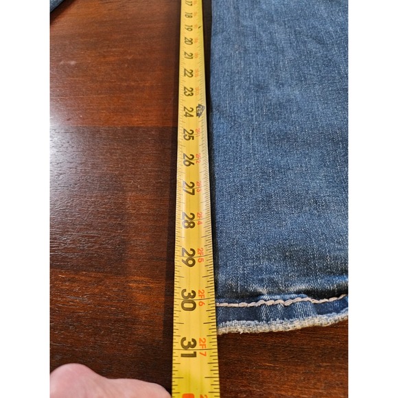 Jack David Women's‎ Blue Jeans with Embellished Pockets Size 9 inseam 31" - Picture 7 of 7